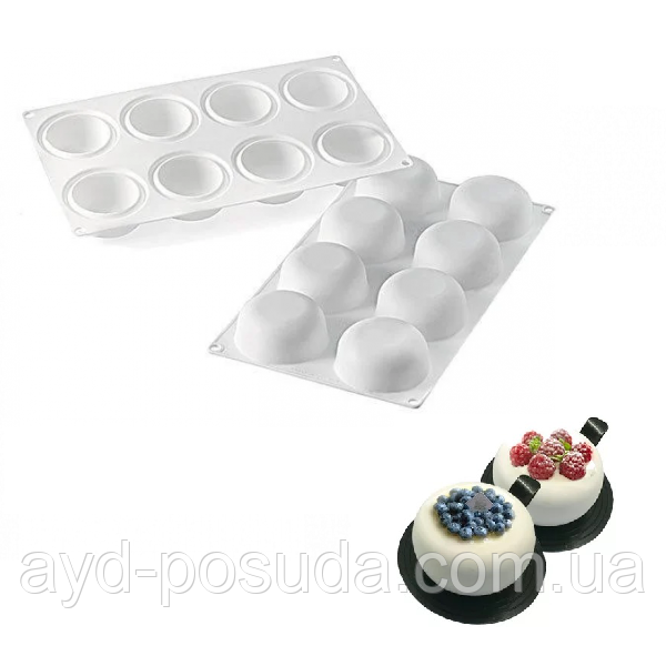 Силіконова форма для евроторта "Stone" арт. 850-5A18223