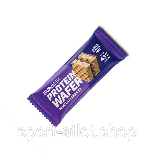 Замінник харчування BioTech Protein Wafer, 35 грам Ваніль