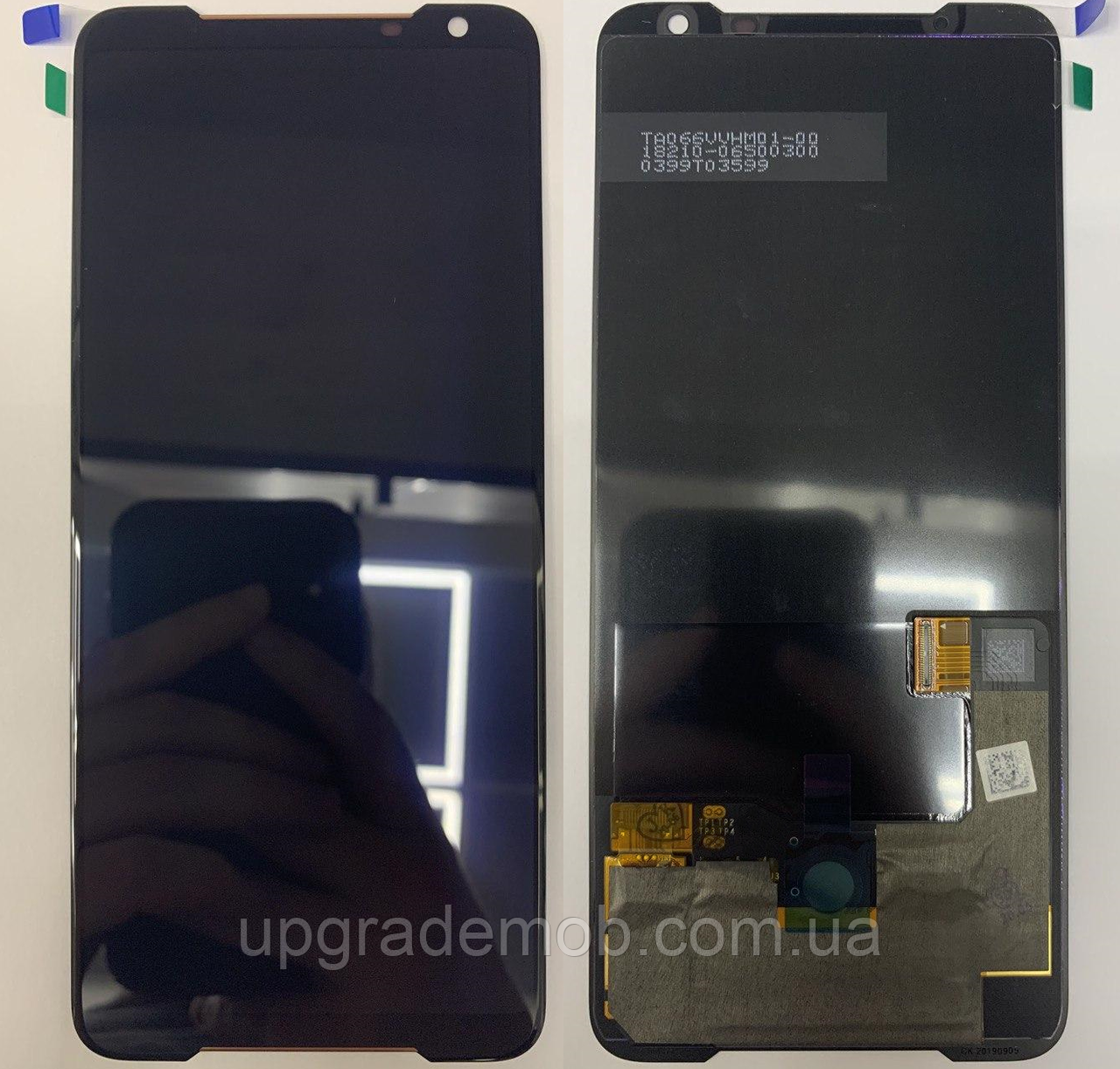 Дисплей модуль тачскрин Asus ROG Phone 2 ZS660KL чорний Amoled оригінал, фото 1