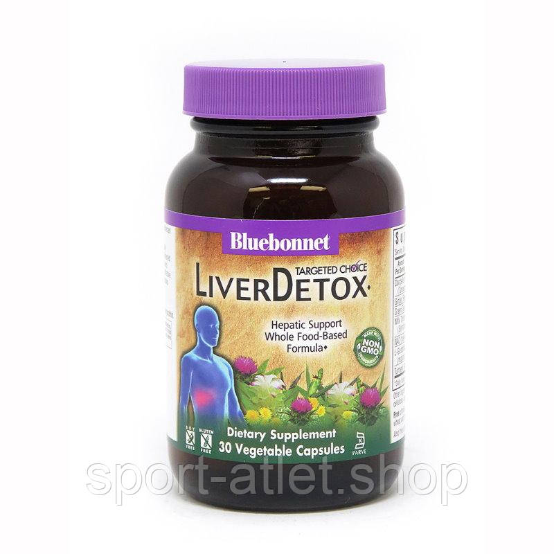 Натуральна добавка Bluebonnet Nutrition Targeted Choice Liver Detox, 30 вегакапсул
