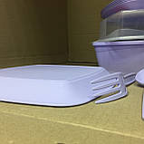 Набір посуду для пікніка 32 предмети на 6 персон Туреччина колір білий, фото 6