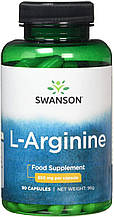 Аргінін, Swanson l-arginine 850 mg 90 capsules