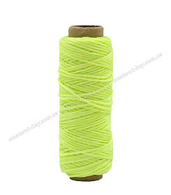 Шнур плоский прошивний вощений 0,8 мм*50м 1548-23 колір салатовий