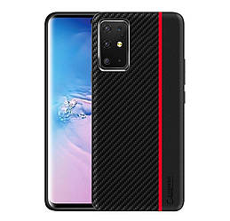 Чохол Primo Cenmaso для Samsung Galaxy S20 (SM-G980) - Black&Red