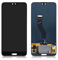 Дисплей Huawei P20 Pro (CLT-L29, CLT-L09) с сенсором (тачскрином) черный TFT (подсветка Оригинал) Тестирован