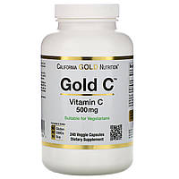 CGN, Gold C-500 (240 капс. по 500 мг), витамин С, vitamin C, вітамін С