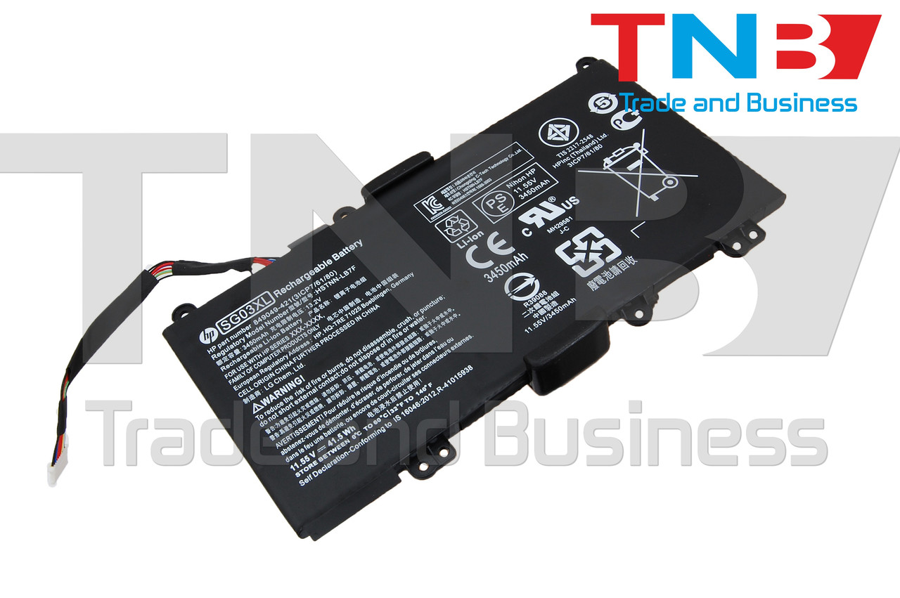 Батарея HP HSTNN-1B4C HSTNN-IB4C SG03041XL TPN-P104 W2K86UA W2K88UA 11.55V 3450mAh ОРИГІНАЛ