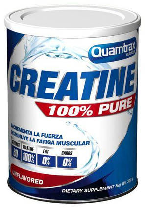 Креатин моногідрат Quamtrax Nutrition Pure Creatine 300 г, фото 1
