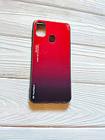 Чохол Gradient для Samsung Galaxy M21 / M215F бампер Red-black