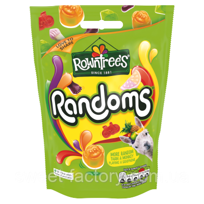 Фруктовий мармелад Rowntrees Randoms 150 g, фото 1