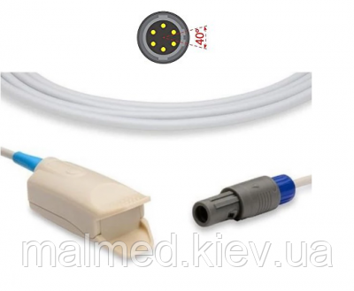 Спо2 датчик до монітора пацієнта Heaco G3C, 3 м, 6 pin