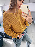 Женский стильный базовый шерстяной свитер/ джемпер (в расцветках)