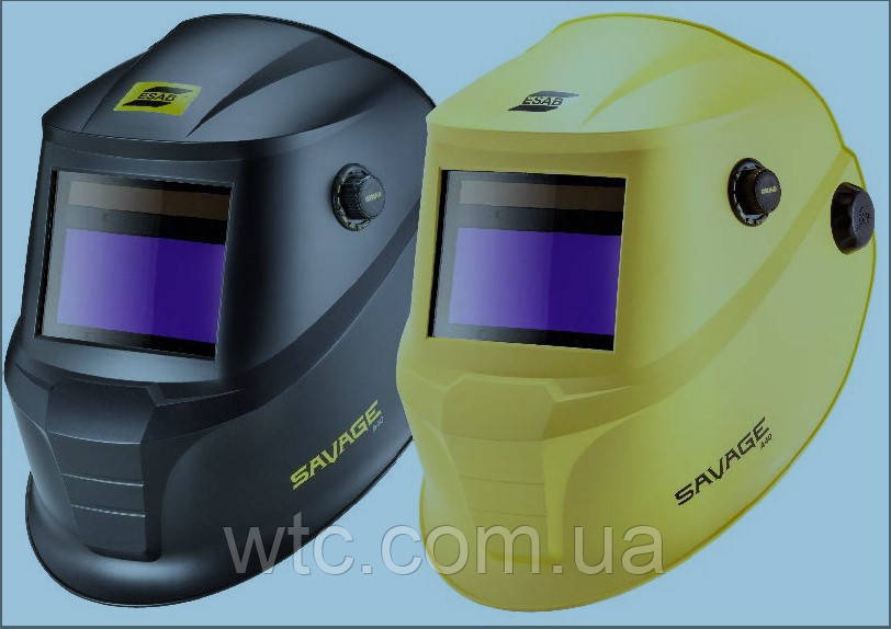 ESAB Зварювальна маска SAVAGE A40 9-13 Yellow Replaceable Battery, фото 1