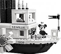 Lego 21317 Disney Steamboat Willie Пароплавчик Віллі, фото 6