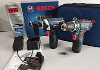 Набір інструментів Bosch CLPK22-120(шуруповерт Bosch PS31+гайковерт Bosch PS41), фото 7
