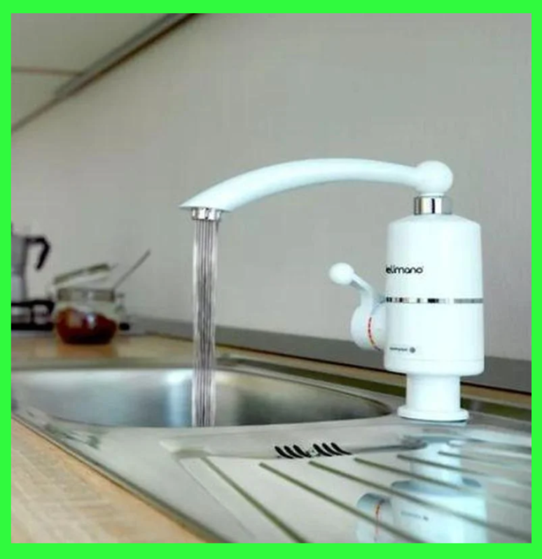 Проточний водонагрівач Delimano Water Heater, миттєвий нагрівач води Делімано, міні бойлер кран