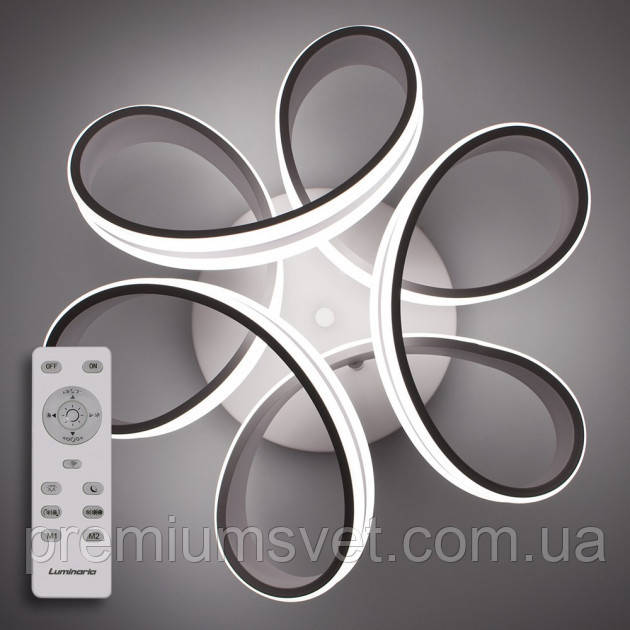 Світильник світлодіодний з пультом ДУ LUMINARIA VOLNA DOUBLE 85W 3R-500/180-WHITE/OPAL-220-IP20
