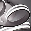 Світильник світлодіодний з пультом ДУ LUMINARIA VOLNA DOUBLE 85W 3R-500/180-WHITE/OPAL-220-IP20, фото 4