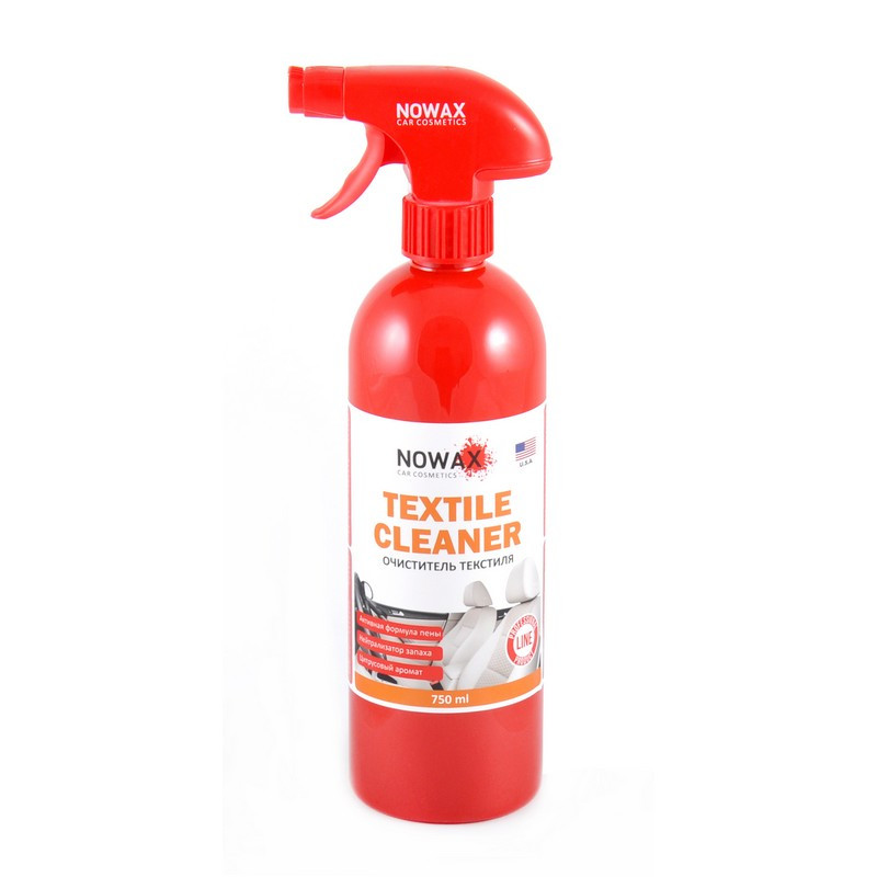 Очисник салону автомобіля Nowax Textile Cleaner 750 мл для текстилю (NX75002)
