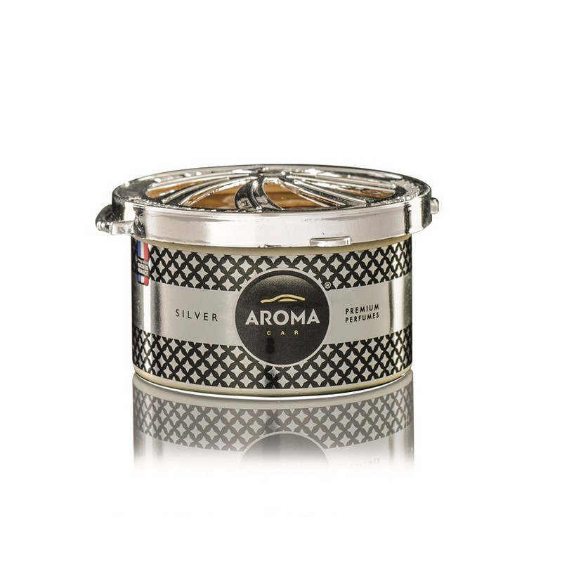 Автомобильный ароматизатор в машину Aroma Car Prestige Organic Silver пахучка для авто (92517). Освежитель, фото 1