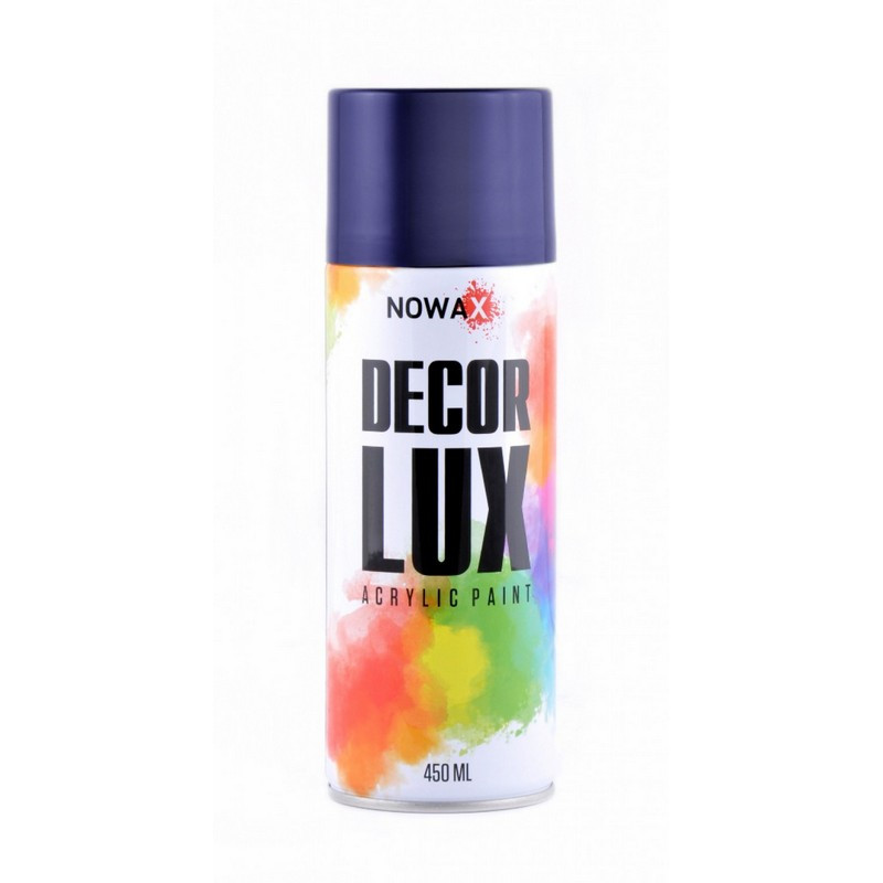 Акрилова фарба глянсова темно-синя NOWAX Decor Lux (5010) 450мл