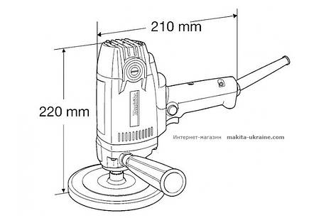 Полірувальна шліфмашина MAKITA PV7000C, фото 2