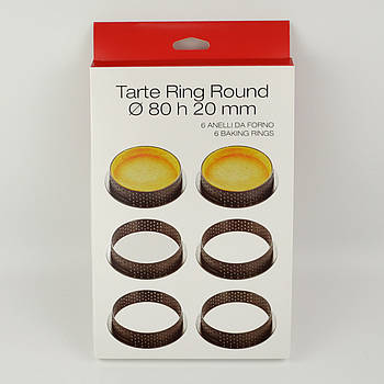 Набір тефлонових кілець для тартів 6 шт.