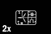 Junkers Ju-88 A4. Збірна модель німецького бомбувальника в масштабі 1/72. ITALERI 1018, фото 5