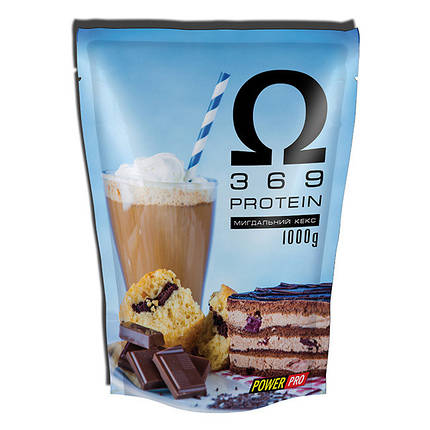 Протеїн Power Pro OMEGA 3-6-9 Protein 1 кг Мигдальный кекс, фото 2