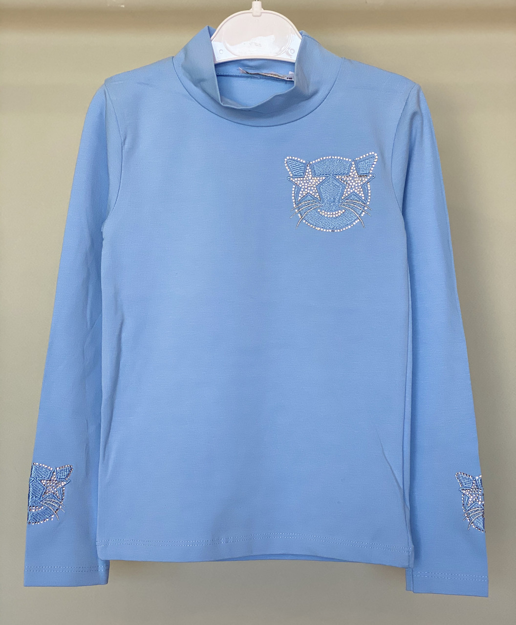 Водолазка блакитна для дівчинки Benini 9 років 134 см, фото 1