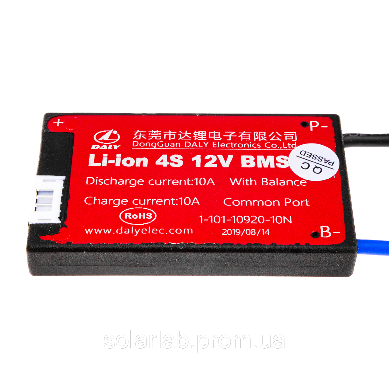 BMS плата Li-ion 12V 4S 10A симметрия