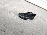 Підліткові шкіряні спортивні туфлі для хлопчика 35-39 р-р, фото 2