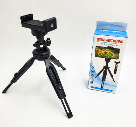 Трипод штатив для телефона или камеры селфи Mini Multi Function Tripod Черный - фото 3 - id-p1230756999