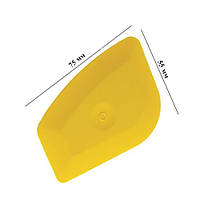 Чизлер жёлтый (70х55мм, мягкий) используется для прижима краев плёнки, заправки плёнки в уплотнители