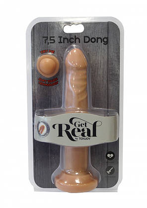 Реалістичний фалоімітатор Get Real Dual Density Dildo 7,5" від Toy Joy (Нідерланди) | Knopka, фото 2