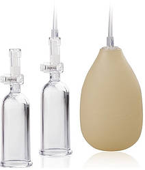 Вакуумна помпа для сосків Orion Crystal Clear Multi Sucker   | Knopka