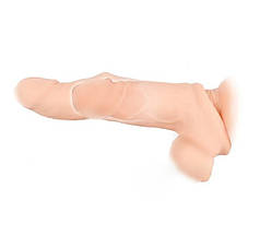 Подовжуюча насадка Nature Skin Penis Sleeve with Extension від Orion   | Knopka
