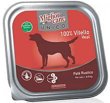 Вологий корм для собак Morando (Морандо) MigliorCane Unico only Veal з телятиною, 150 г
