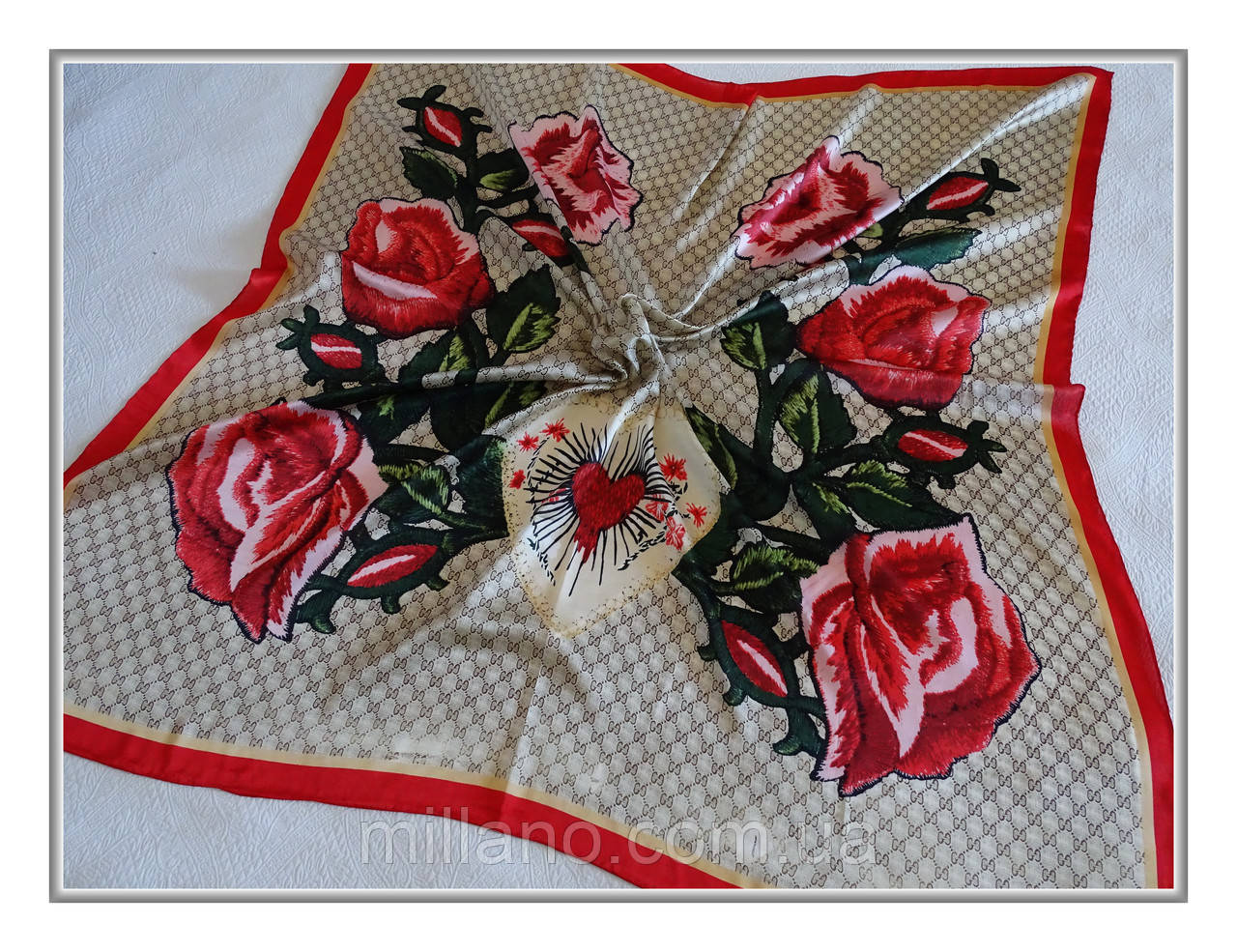 Хустка GG шовк