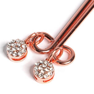 Зажим для статевих губ Entice Crystal Intimate Clip | Knopka, фото 2