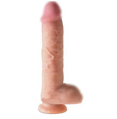 Фалоімітатор Pipedream King Cock+ Dual Density 10" Cock Flesh   | Knopka