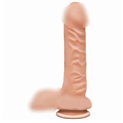 Фалоімітатор The Super D 8" Vanilla від Doc Johnson | Knopka, фото 1