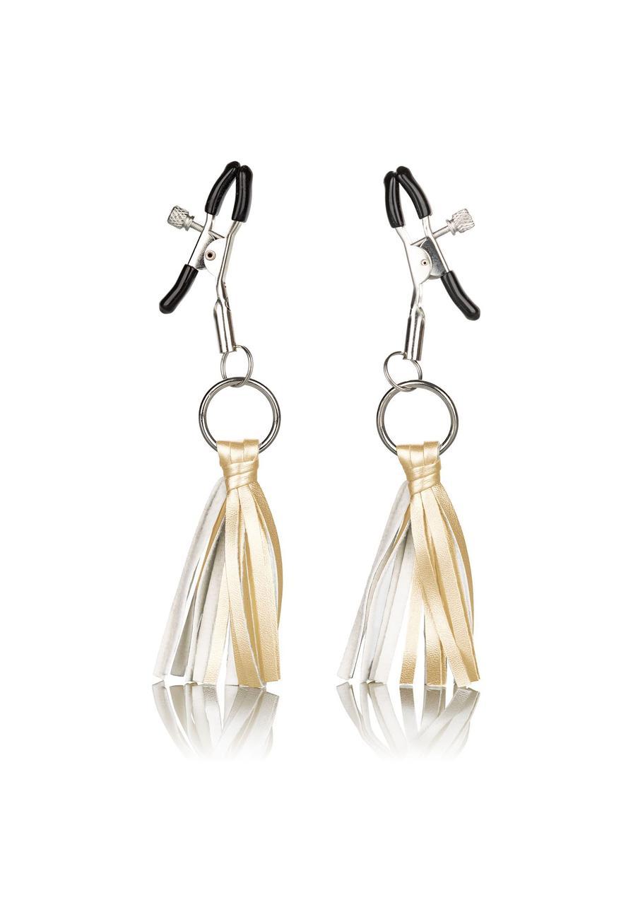 Затискачі для сосків Playful Tassels Nipple Clamps Gold   | Knopka