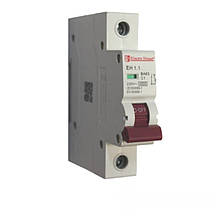 ElectroHouse Автоматичний вимикач 1P 1A 4,5 kA 220-240V IP20