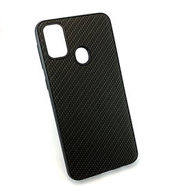 Чохол для Samsung M30s, M307 накладка на бампер протиударний Carbon Silicone Case чорний
