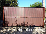 Профнактил для забору, Металопрофіль на паркан, Забір із профнастилу, Забірний профліс., фото 2