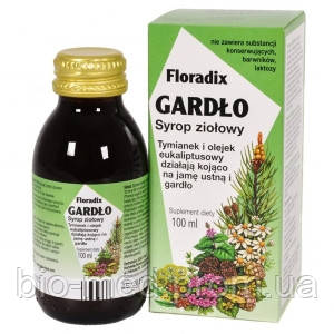 Floradix GardΔo — протизапальний сироп для горла, підтримує імунітет, 100 мл, фото 1