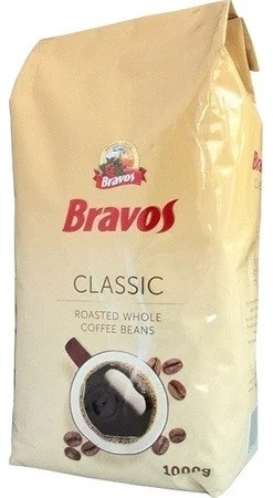 Bravos зернової кави Classic 100% робуста 1 кг