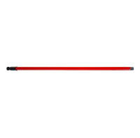 Ручка металлическая для швабры 110 красная