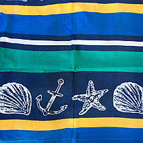 Рушник пляжний махра велюр 70*140 см, фото 2